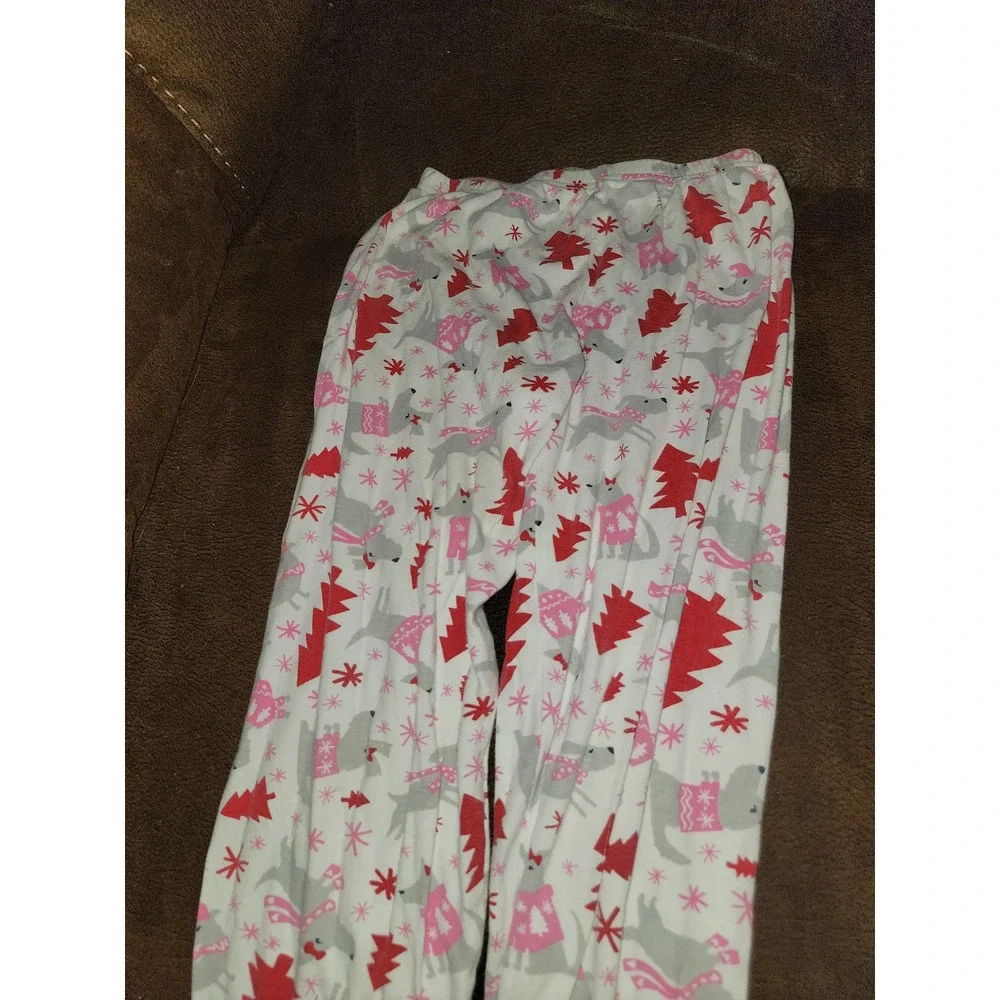 Gymboree‎ holiday Christmas dog tree pajamas happy howl days gymmies size 10